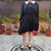 Pearl buttoned dress - Image 3