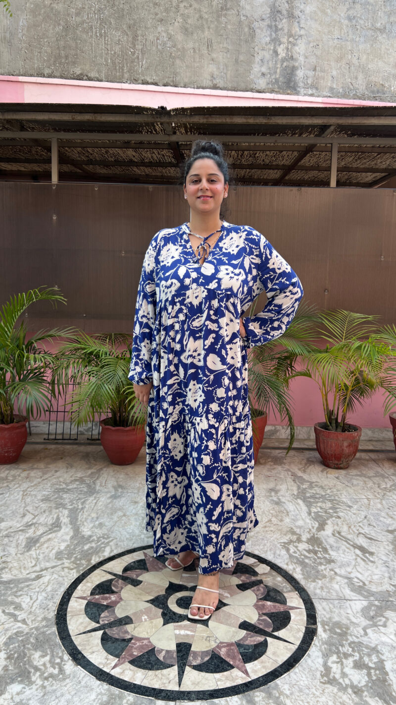 Floral Wrinkled Maxi - Image 5