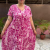 Wrinkled Pink Middi - Image 3