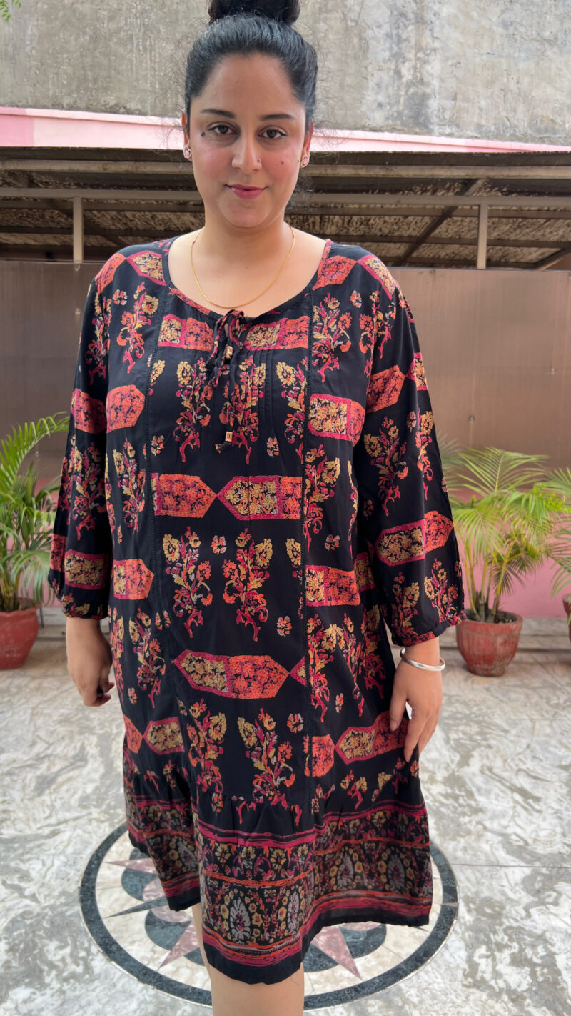 Cotton Printed Dress - Image 2