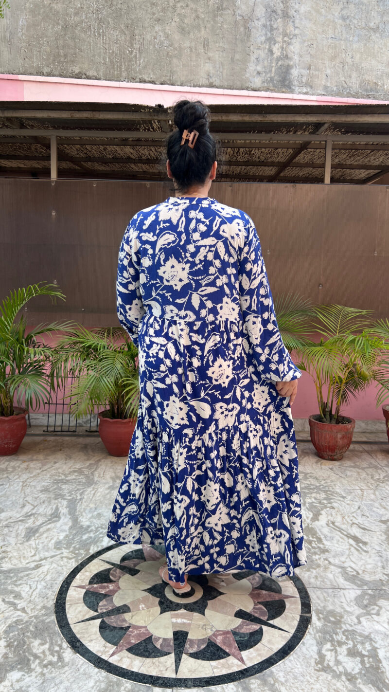 Floral Wrinkled Maxi - Image 4