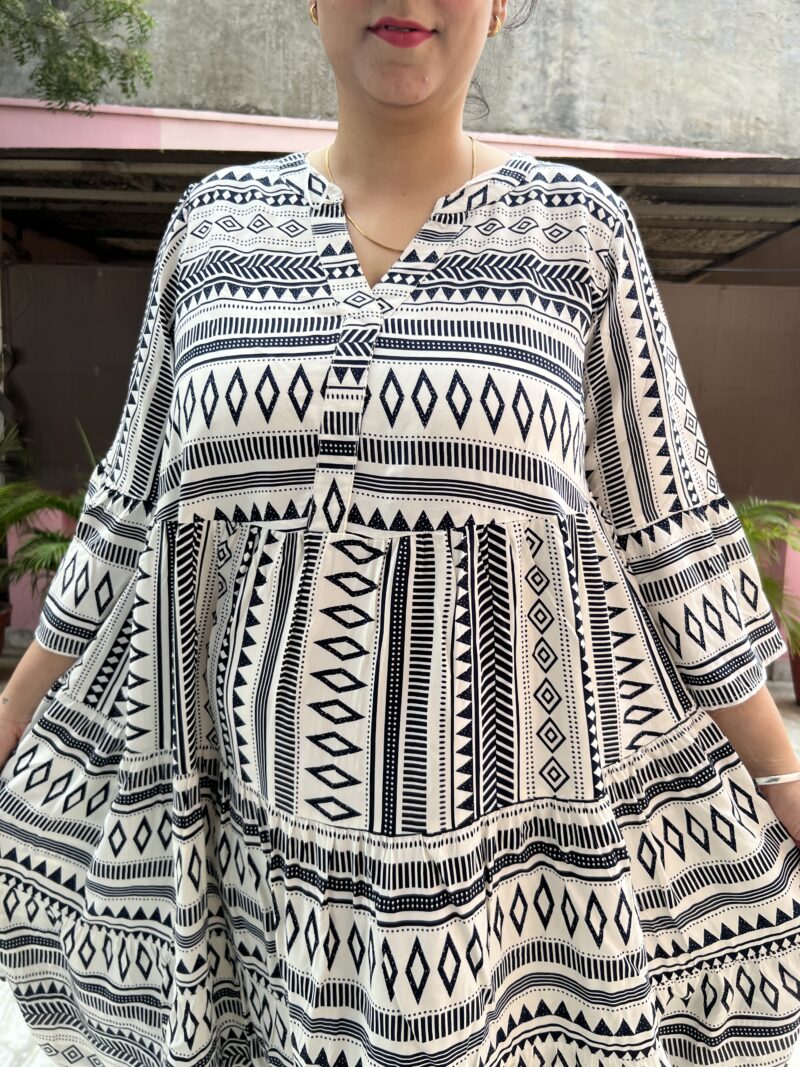 Aztec Rayon Dress - Image 5