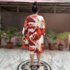 Beaded Neck Linen Dress - Image 5