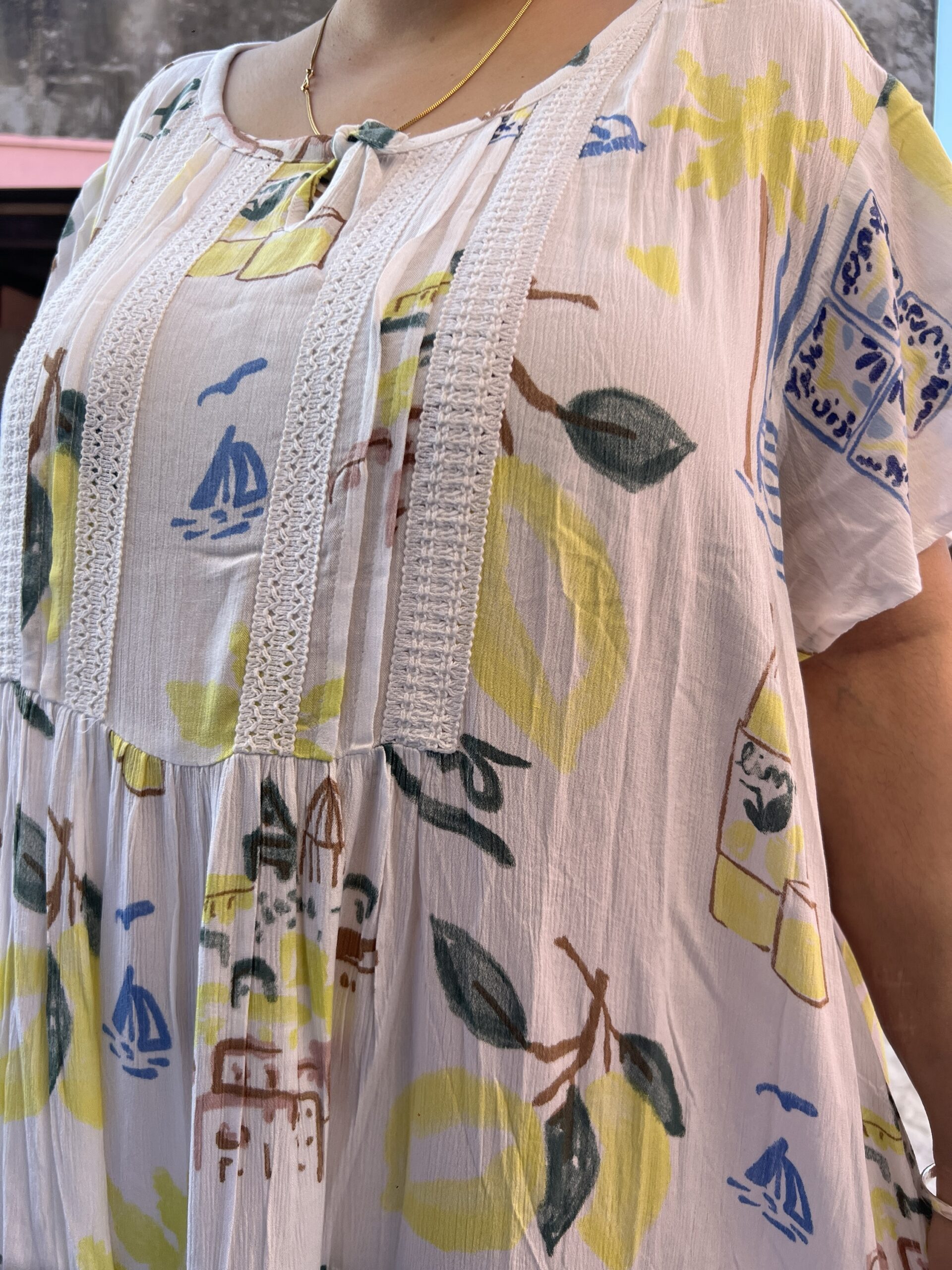 Flared Middi Dress - Image 2