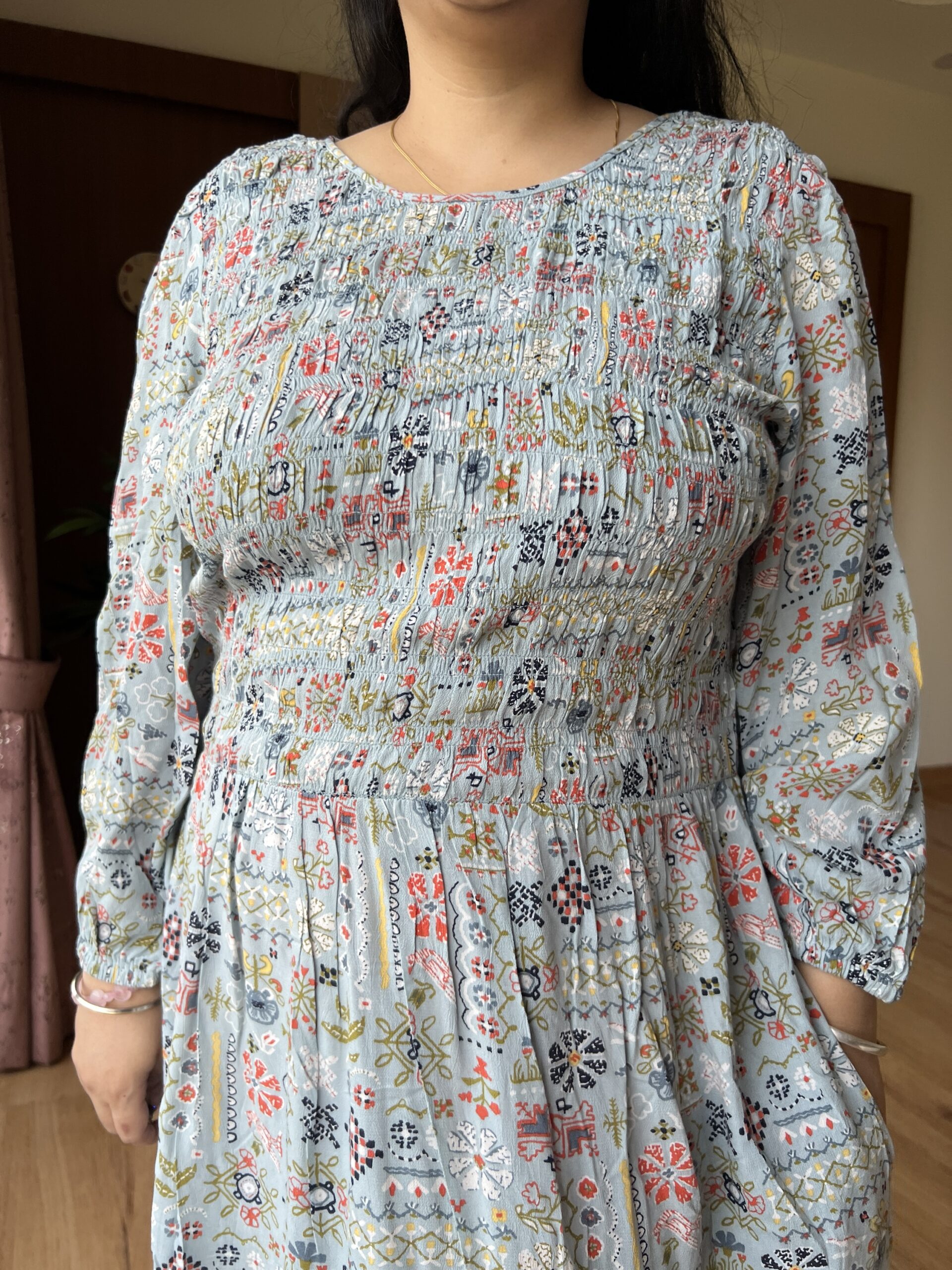 Smocked Maxi Dress - Image 3