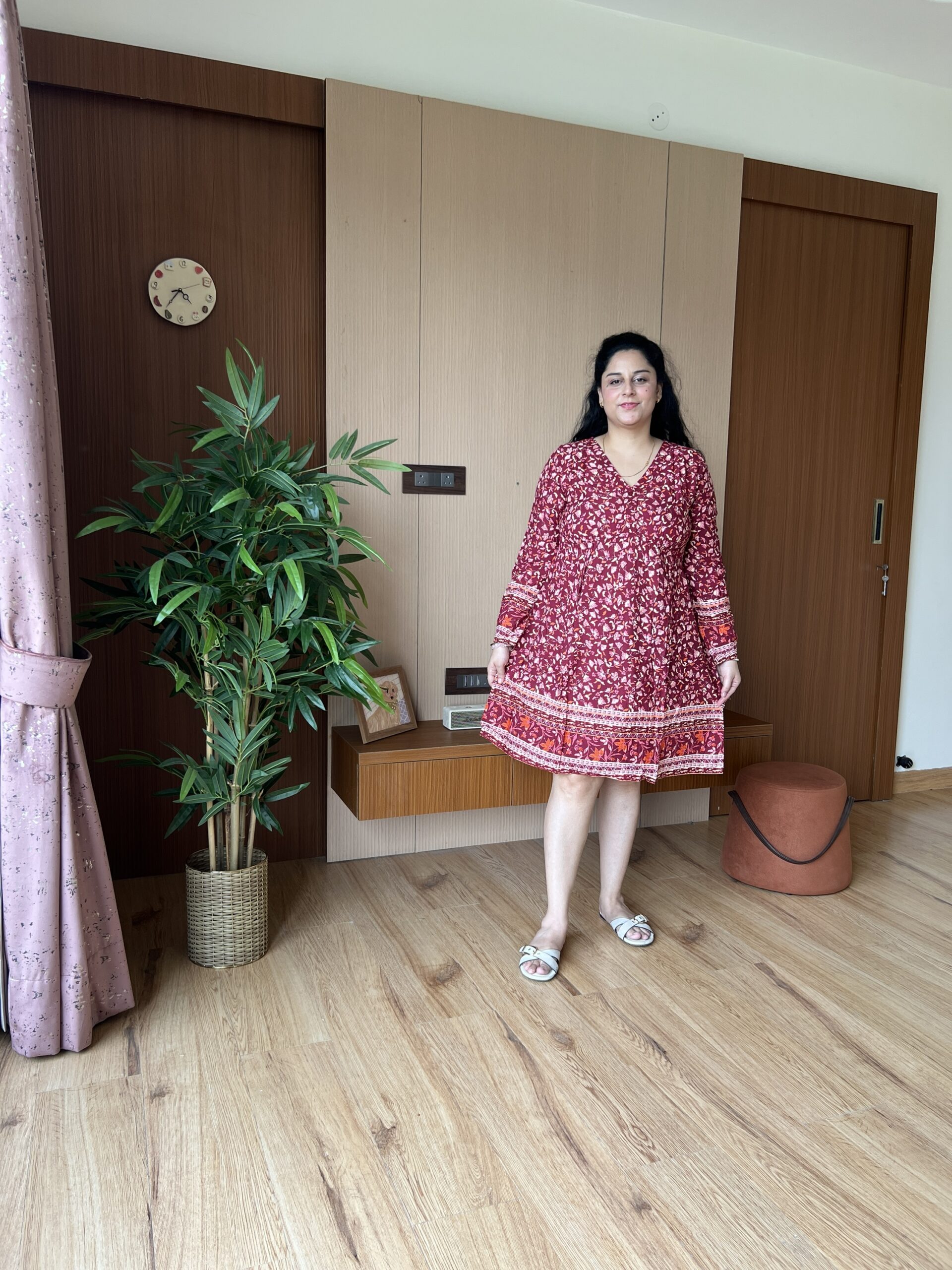 Floral cotton dress - Image 4