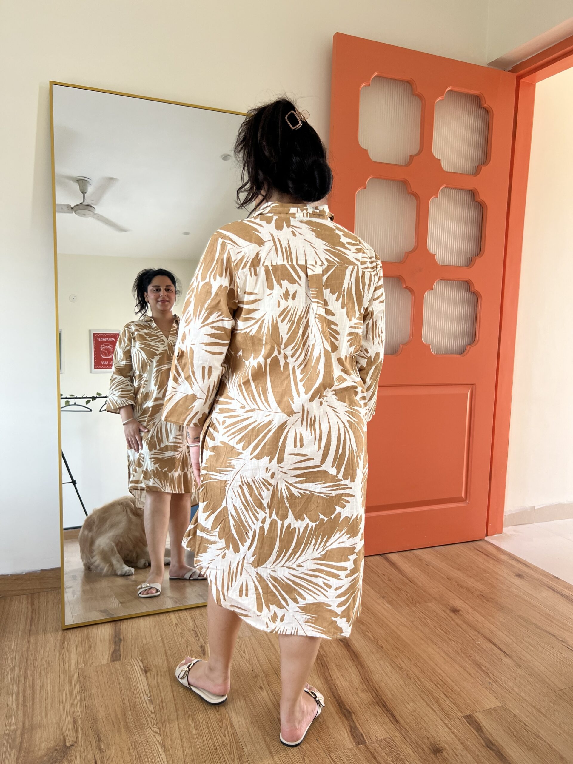 Cotton hi low dress - Image 5