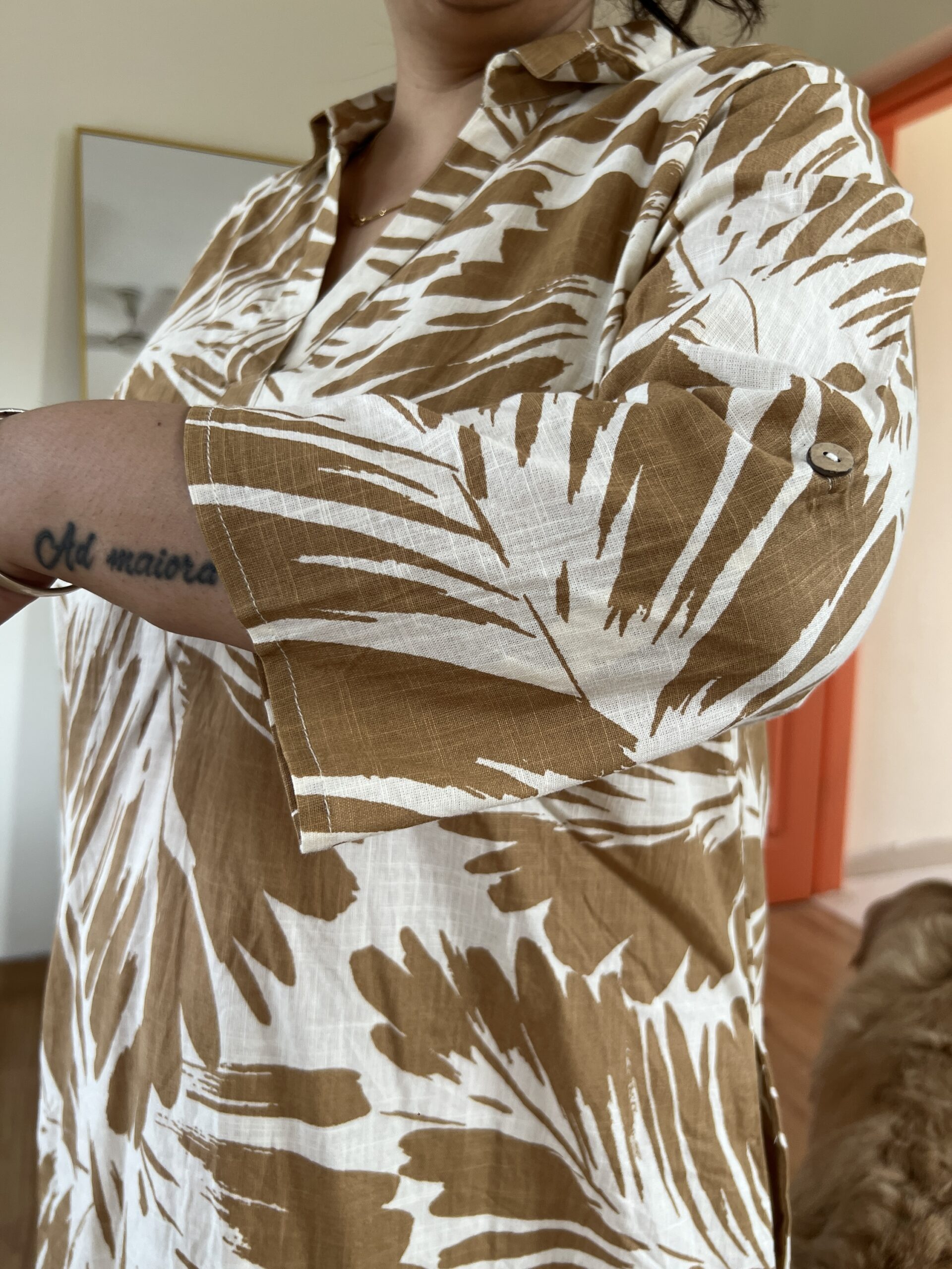 Cotton hi low dress - Image 3