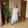Cotton slit dress