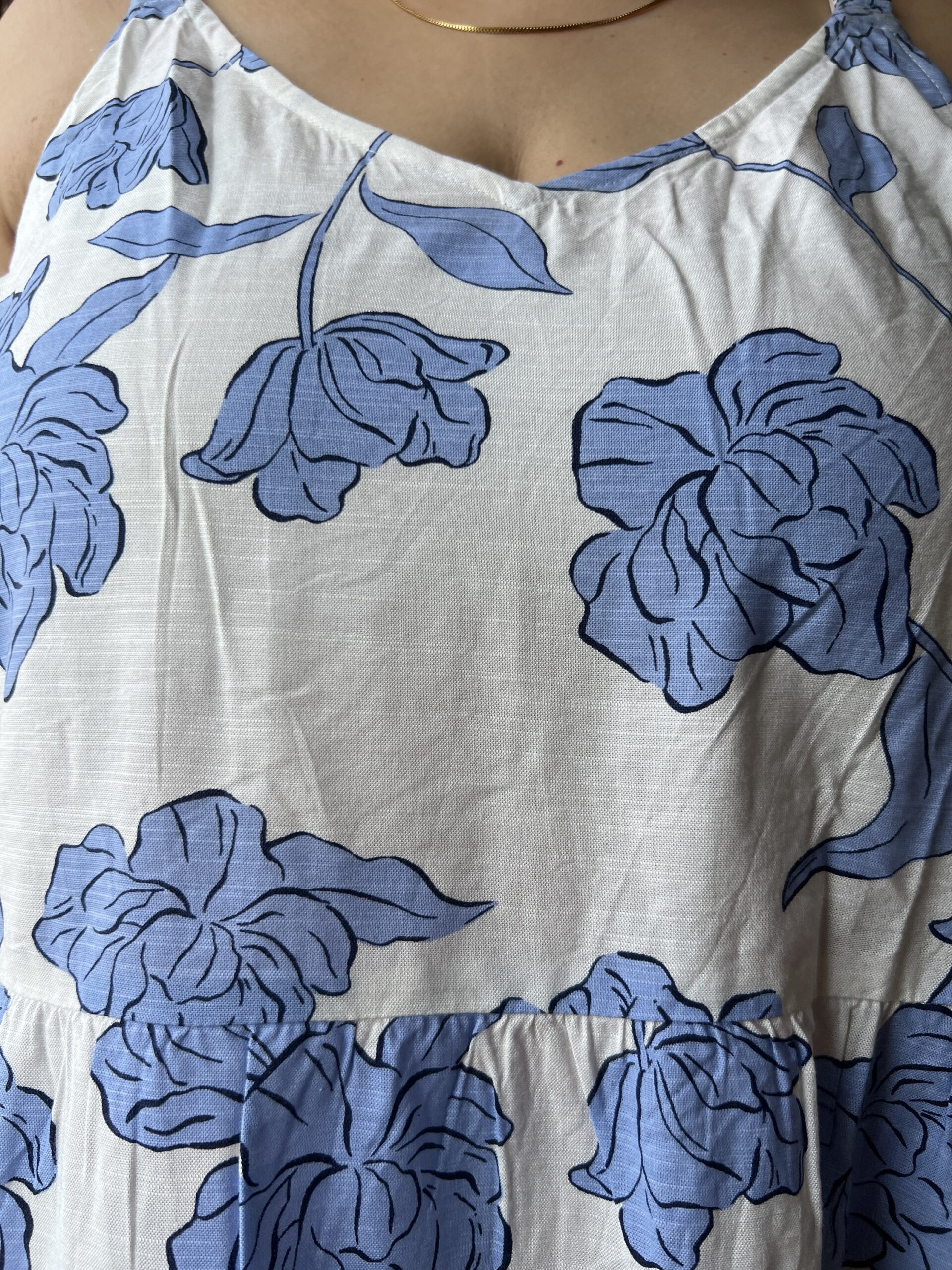 Floral VIscose Cotton Dress - Image 4