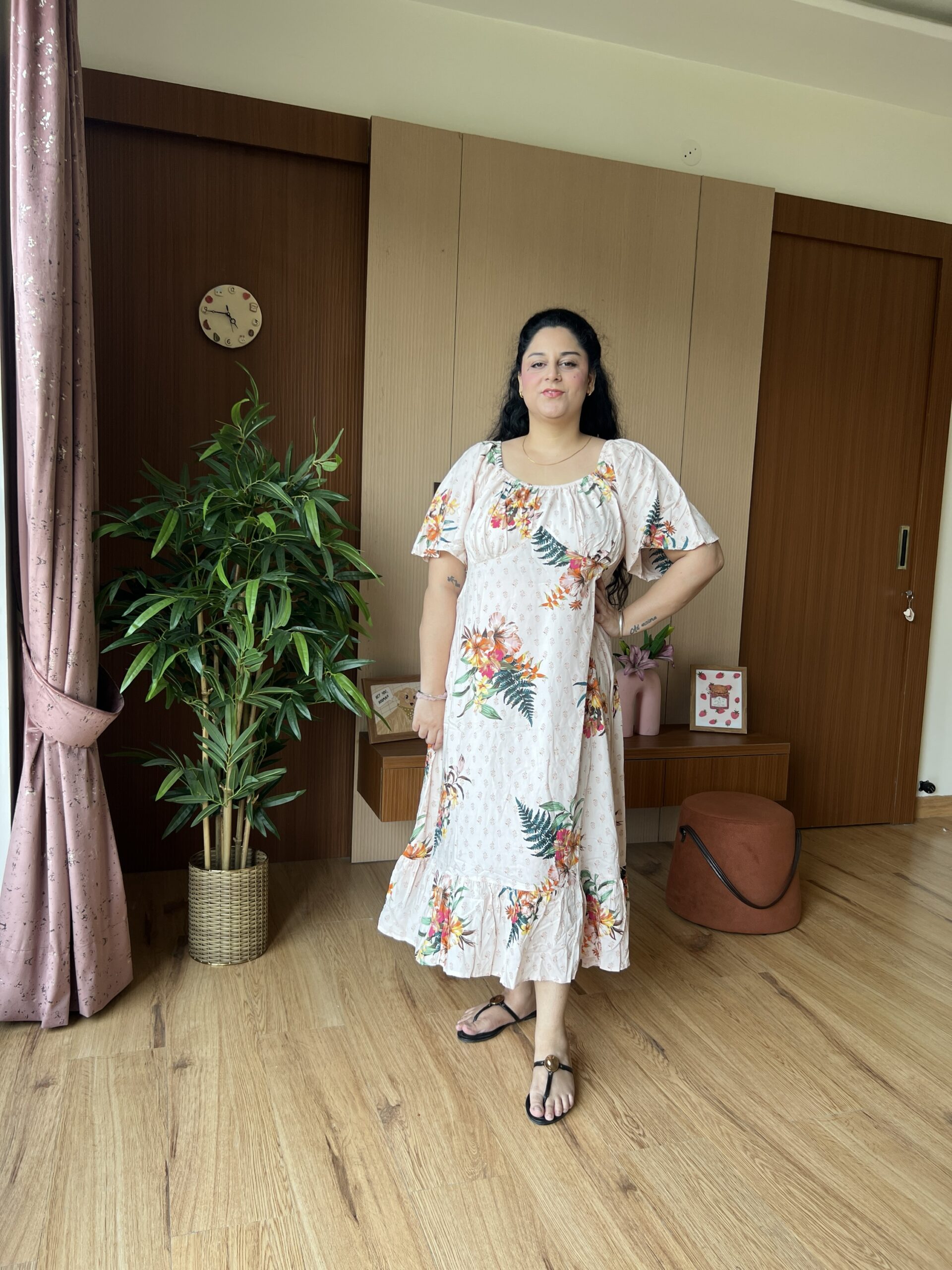 Floral Rayon dress
