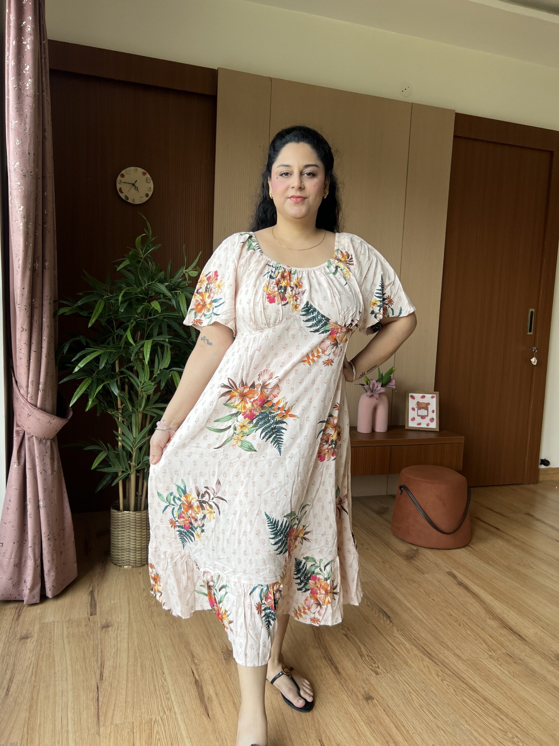 Floral Rayon dress - Image 3