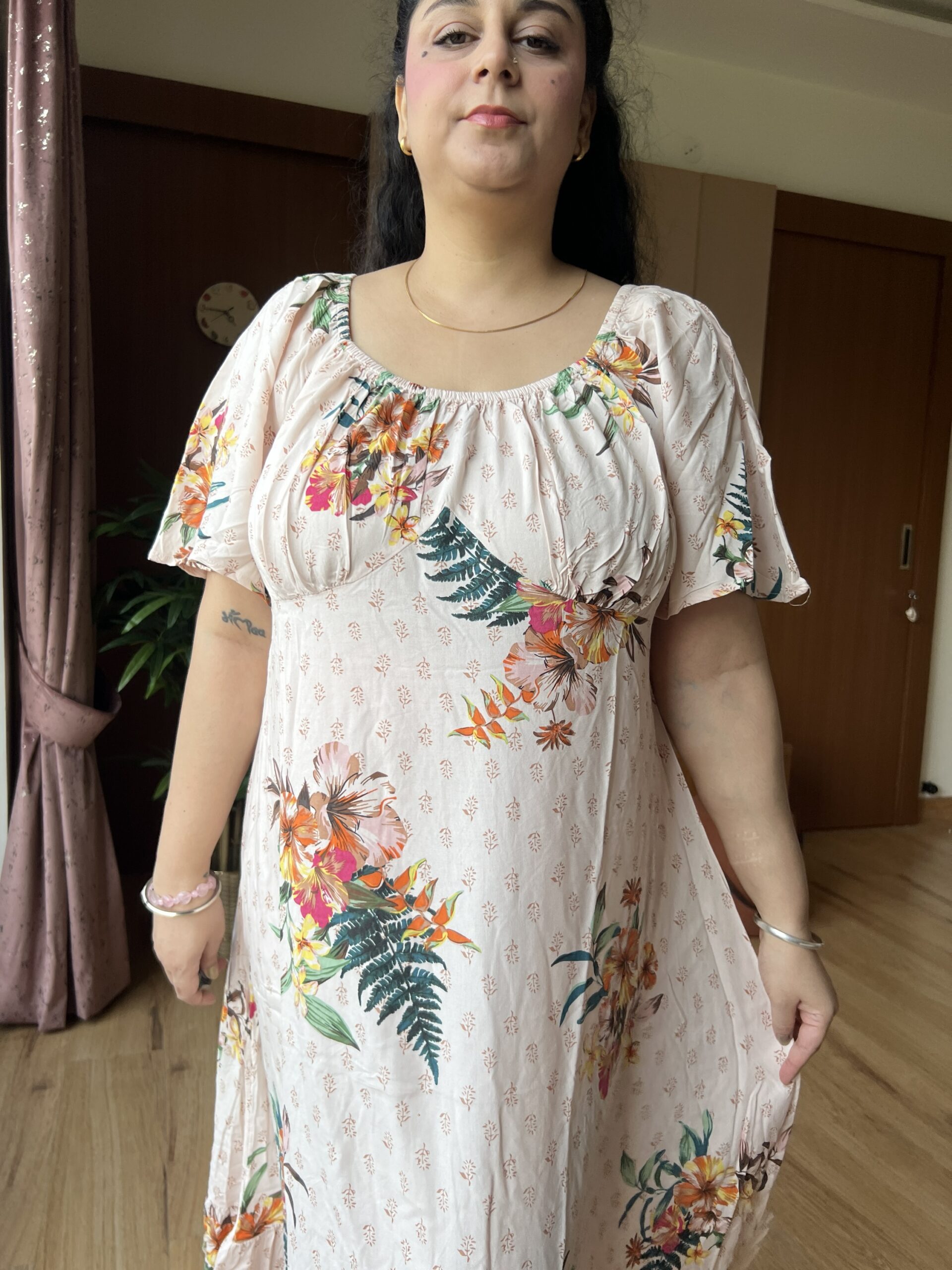 Floral Rayon dress - Image 4