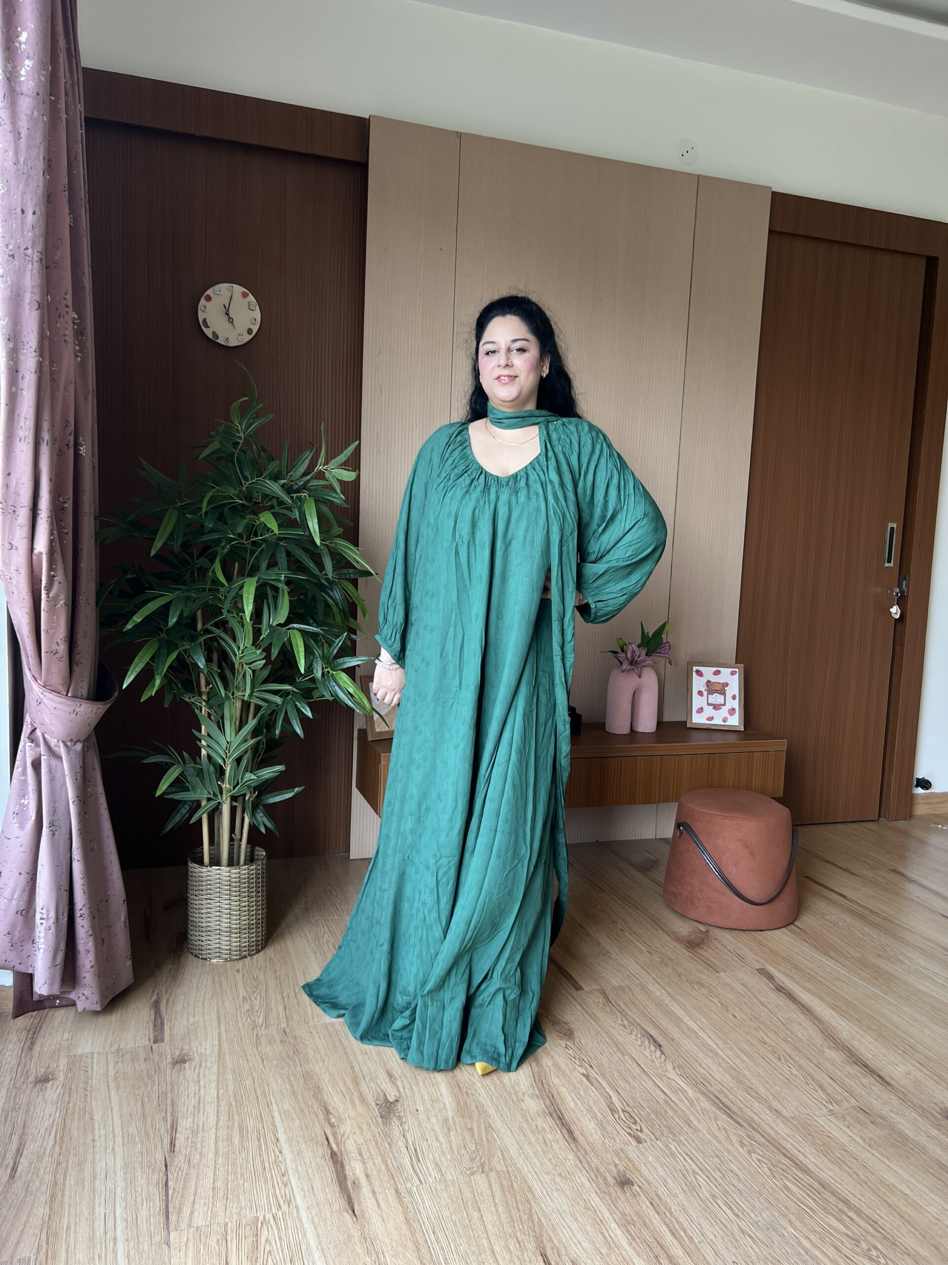 Coconut Rayon Maxi Dress - Image 3