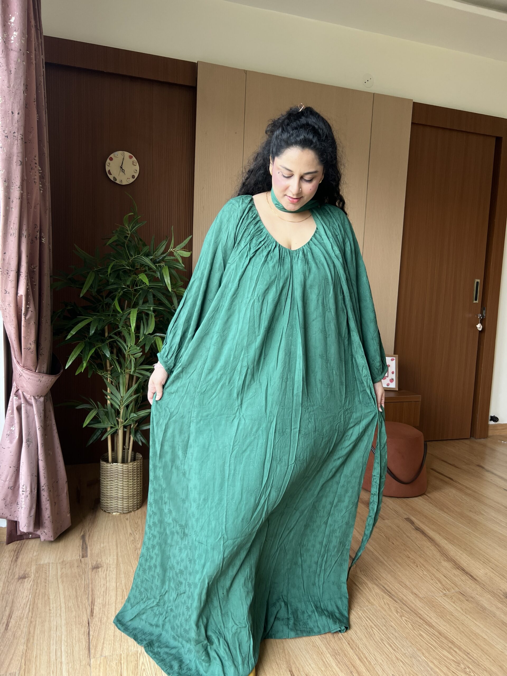 Coconut Rayon Maxi Dress - Image 2