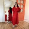Wrinkled Cotton Dress