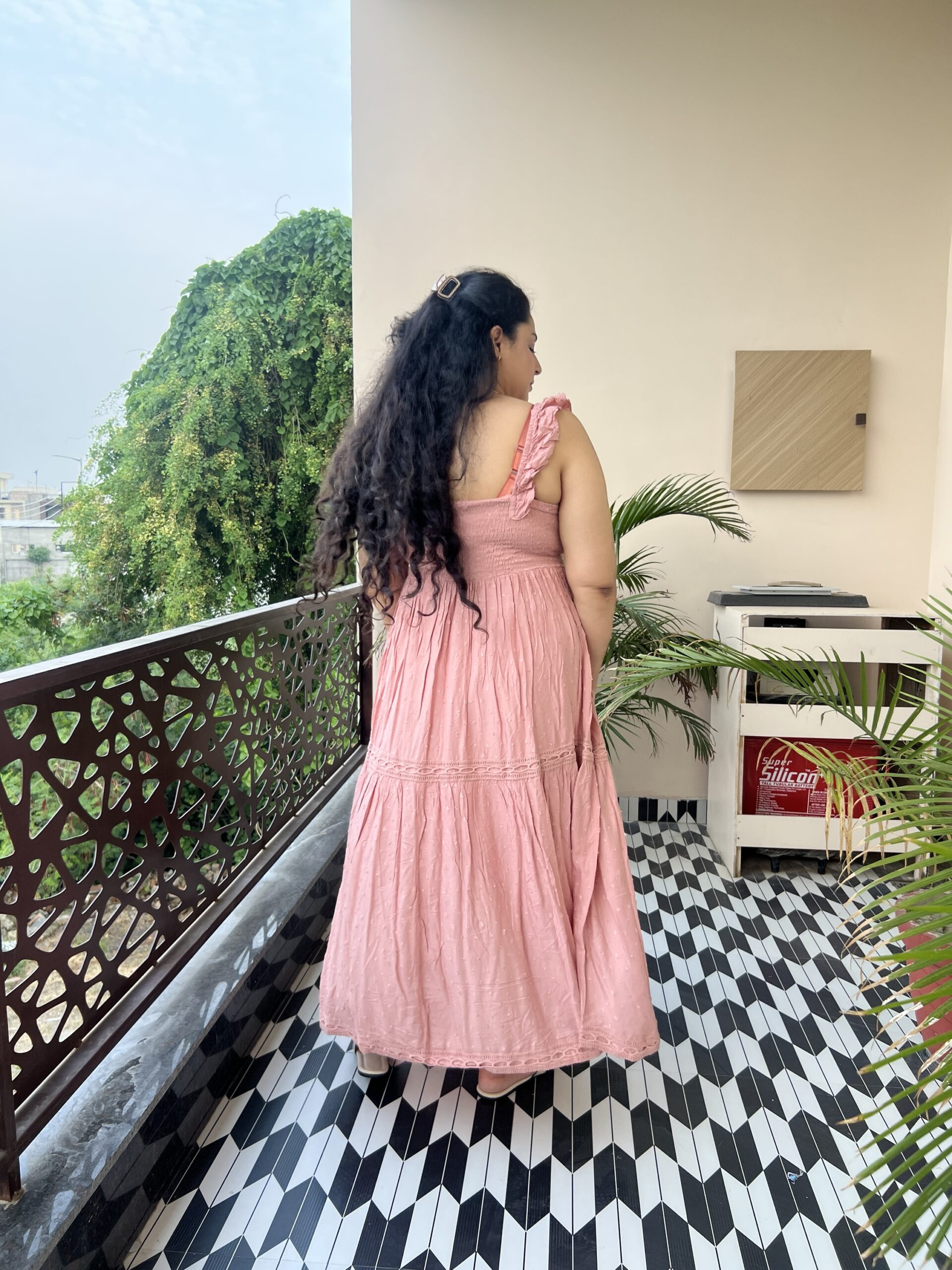 Smocked maxi dress - Image 6