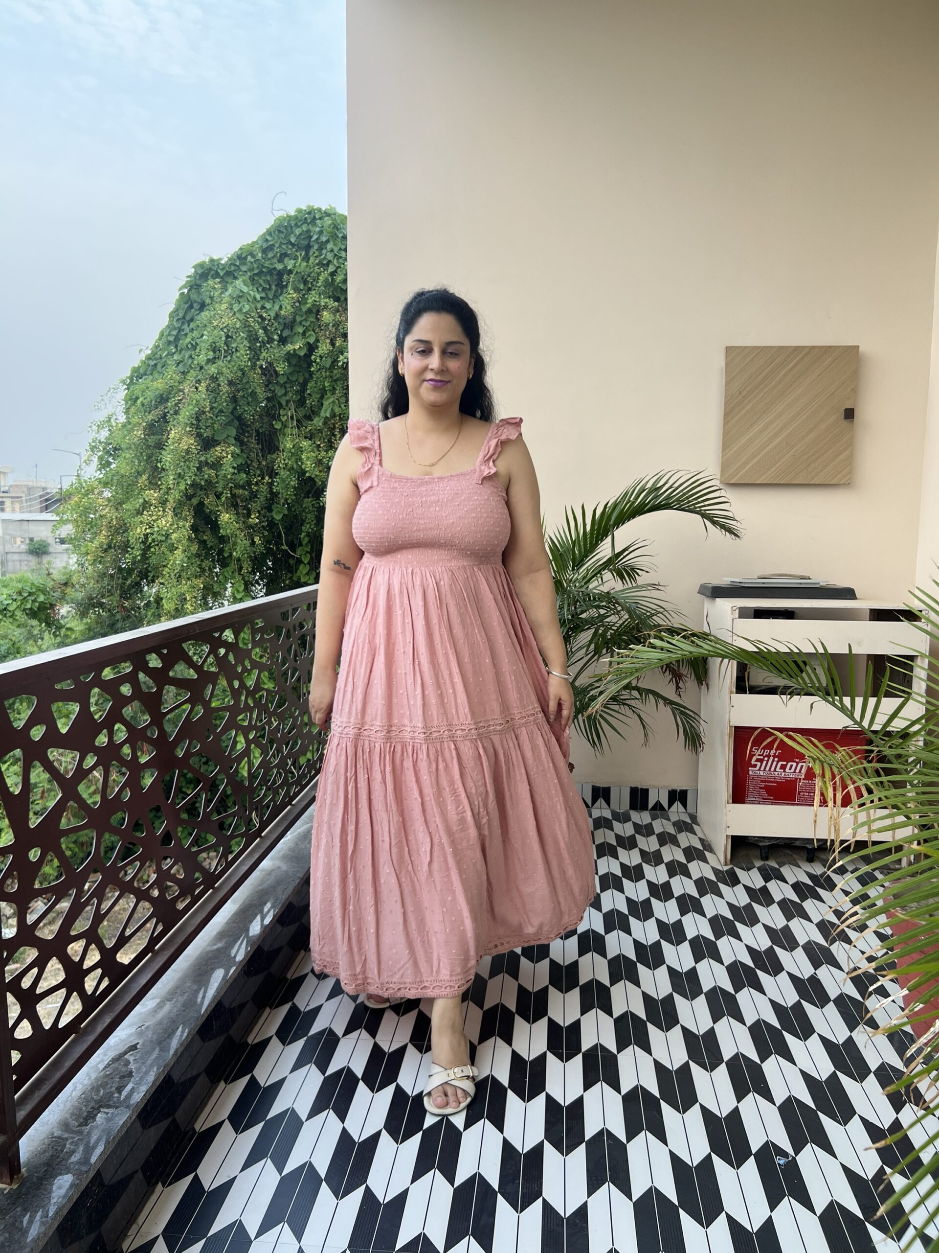 Smocked maxi dress - Image 5